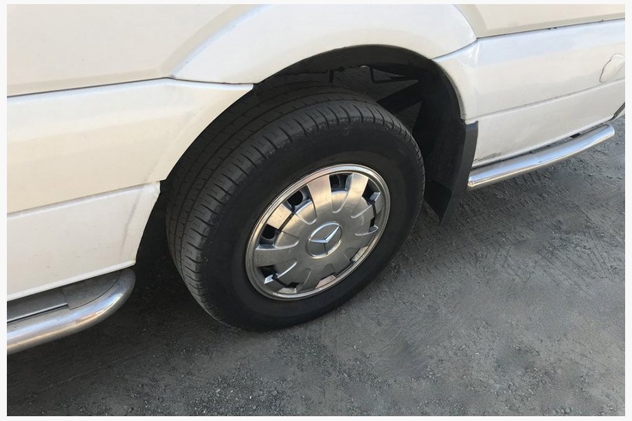 Mercedes Sprinter W906 2006–2018 RVS wieldoppen Petals (1-delig, 4 stuks) Foto 2