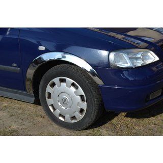RVS wielkastlijsten (set van 4 stuks) Opel Astra G Classic 1998–2012 foto 1
