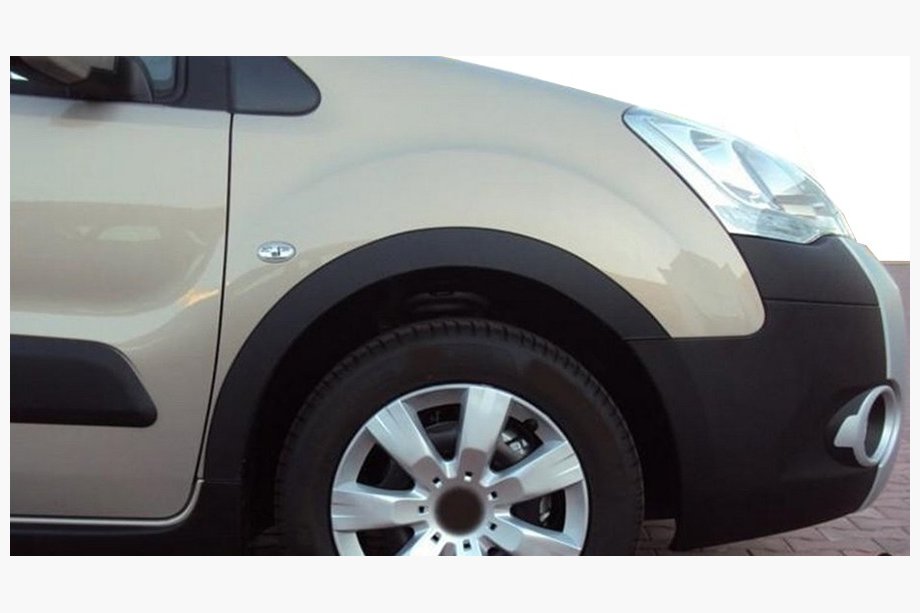 Citroen Berlingo 2008–2018 Wielkastverbreders (set van 4, zwart) 1 zijdeur, metaal Foto 8