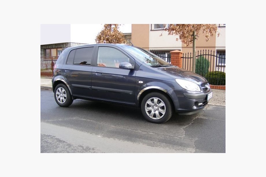 Hyundai Getz 2002– RVS wielkastlijsten (set van 4 stuks) Image
