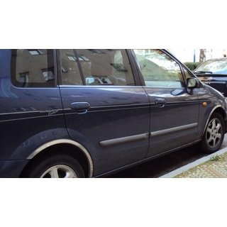 RVS wielkastlijsten (set van 4 stuks) Mazda Premacy 1999–2005 foto 1