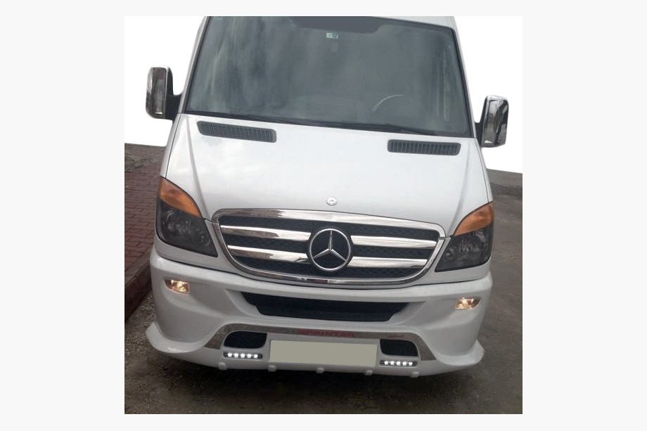 Mercedes Sprinter W906 2006–2018 Grille sierlijsten (2006-2013, RVS) Foto 6