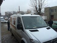 Mercedes Sprinter W906 2006–2018 Shark dakrails (zwarte voeten) foto 3