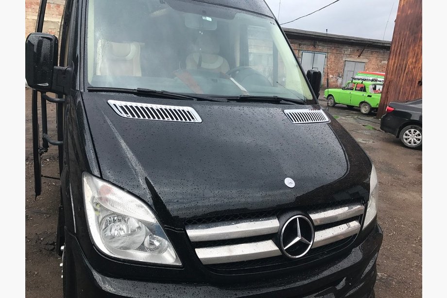 Mercedes Sprinter W906 2006–2018 Grille sierlijsten (2006-2013, RVS) OmsaLine - Italiaans roestvrij staal Image