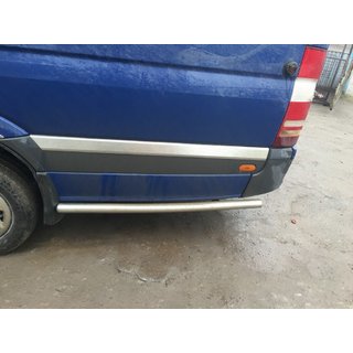 Sidebars achter het achterwiel (2 st., RVS) Volkswagen Crafter 2006–2016 foto 2