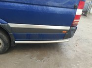 Mercedes Sprinter W906 2006–2018 Sidebars achter het achterwiel (2 st., RVS) Korte wielbasis, 60 mm foto 6