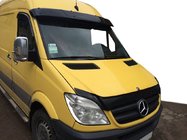 Mercedes Sprinter W906 2006–2018 Zonneklep voor voorruit op frame V1 (hoogglans zwart, 5 mm) foto 1