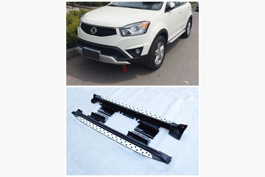 SsangYong Korando 2010–2019 Niken BMW style side steps (2 st., aluminium) Image