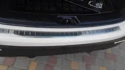 Nissan Qashqai 2014–2021 OmsaLine RVS achterbumperbeschermer (2014-2017) foto 4
