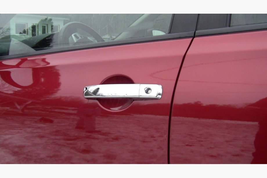 Nissan Navara 2006–2015 Deurgreepcovers (set 4-delig, RVS) Met chip, OmsaLine - Italiaans roestvrij staal Image