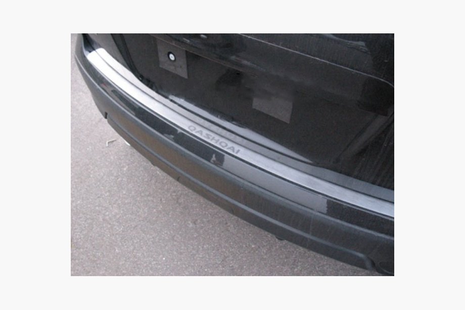Nissan Qashqai 2007–2010 Nataniko RVS achterbumper beschermlijst Image