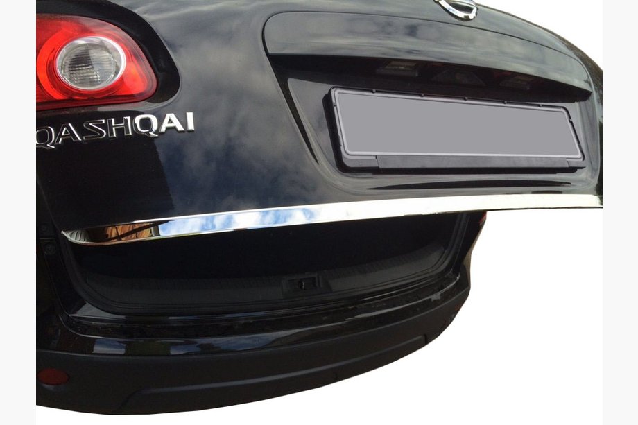 Nissan Qashqai 2007–2010 Kofferbakdrempelbeschermer (RVS) Carmos - Turks staal Image