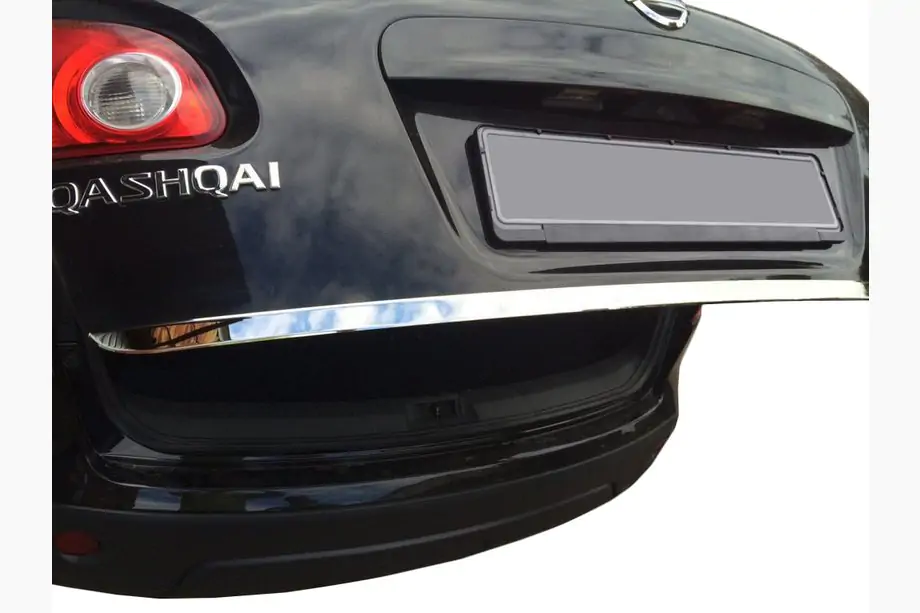 Nissan Qashqai 2007–2010 Kofferbakdrempelbeschermer (RVS) Image
