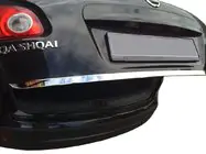 Nissan Qashqai 2007–2010 Kofferbakdrempelbeschermer (RVS) foto 1