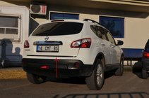 Nissan Qashqai 2007–2010 Kofferbakdrempelbeschermer (RVS) Carmos - Turks staal foto 2