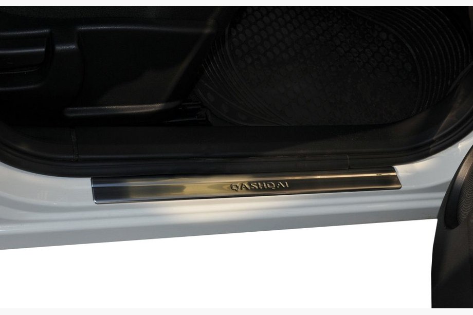 Nissan Qashqai 2010–2014 Omsa instaplijsten (4 stuks, RVS) Image