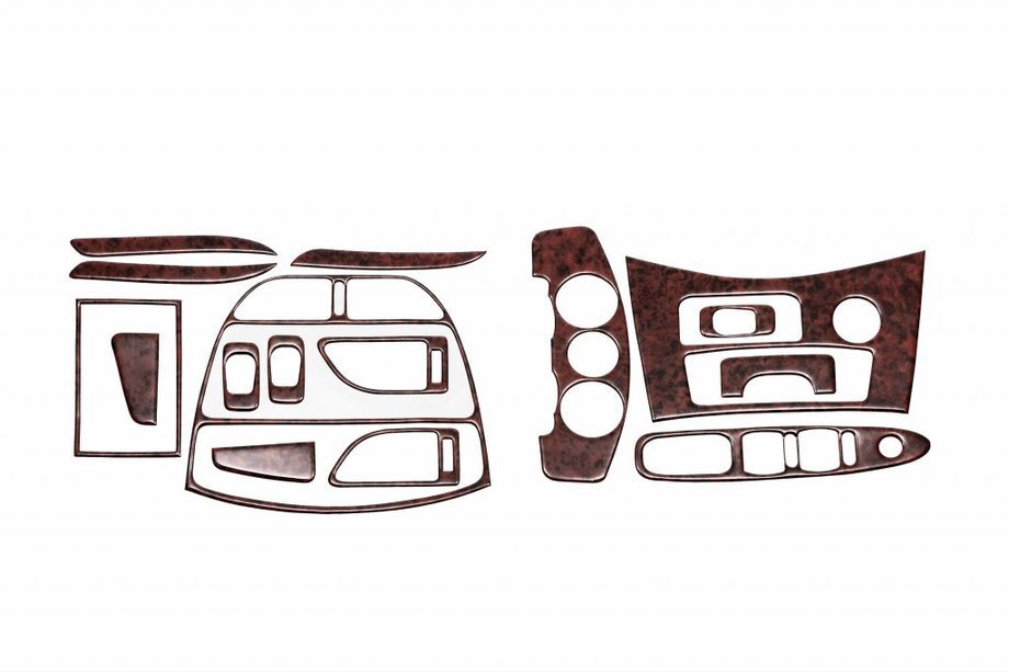 Chery Tiggo 1 2005–2016 Dashboard sierlijstenset (grote set) Carbonlook Foto 6
