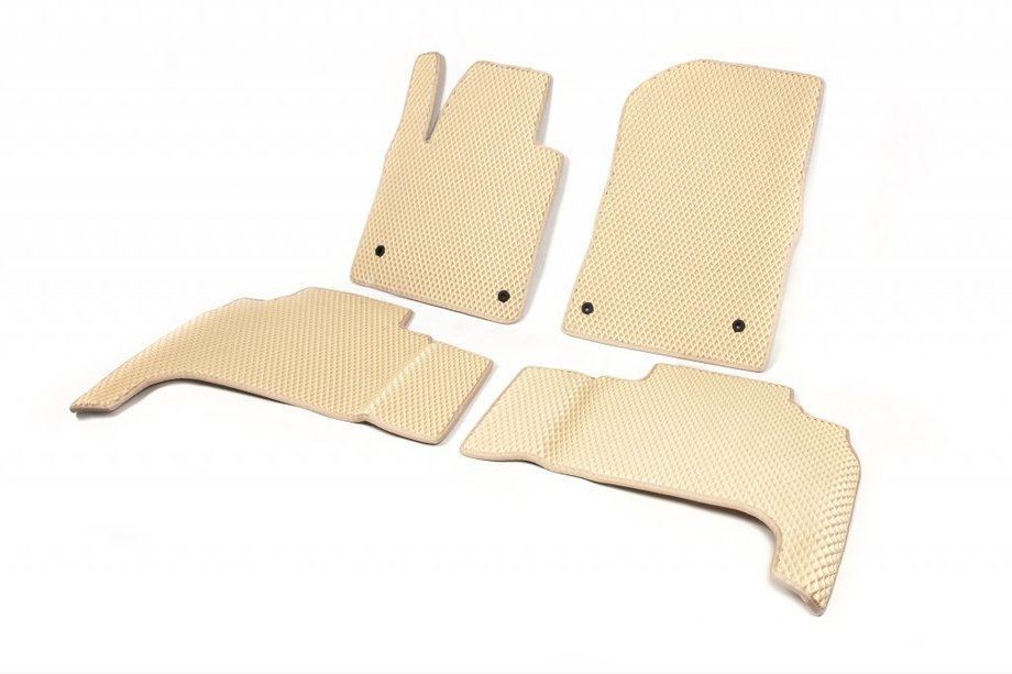 Toyota Land Cruiser 200 2007–2021 Polyurethaan automatten (2007-2012, EVA, beige) Image