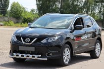Nissan Qashqai 2007–2010 Voorbeschermbeugel ST015 (RVS) foto 1