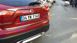 Nissan Qashqai 2014–2021 RVS kofferbakrand foto 6