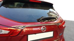 Nissan Qashqai 2014–2021 Sierlijst boven kentekenplaat (RVS) Carmos - Turks staal foto 1