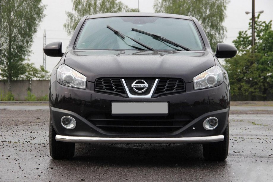 Nissan Qashqai 2010–2014 Voorste beschermbeugel ST008 (RVS) 60 mm Image