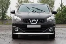 Nissan Qashqai 2010–2014 Voorste beschermbeugel ST008 (RVS) foto 1