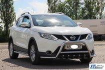 Nissan Qashqai 2014–2021 Bullbar WT003-Plus (RVS) foto 3