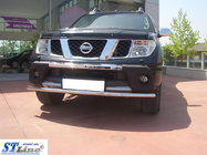 Nissan Pathfinder R51 2005–2014 RVS frontbescherming ST008-1 foto 3