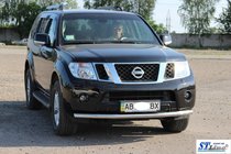Nissan Pathfinder R51 2005–2014 RVS frontbescherming ST008-1 foto 7