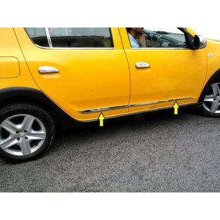 Deurstrip (set van 4, RVS) Renault Sandero 2013–2022 foto 1
