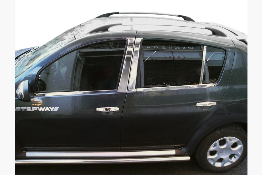 Renault Sandero 2007–2013 RVS deurstijl sierlijsten Image