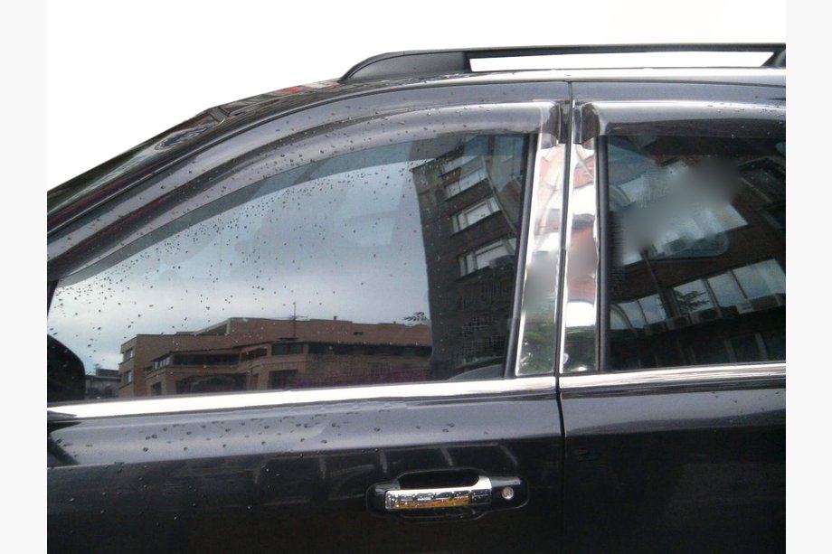 Kia Sorento I BL 2002–2009 Chroom stijlafdekkappen (6-delig, RVS) Foto 1