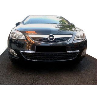 RVS beschermkap voor voorbumperhoek Opel Astra J 2009–2015