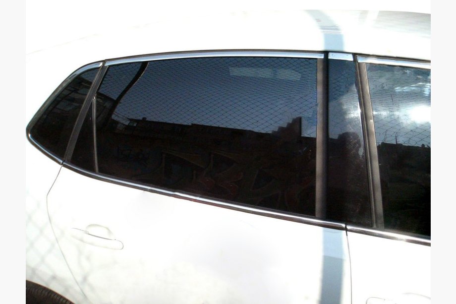 Volkswagen Polo 2010–2017 Complete raamomlijsting HB (6 stuks, RVS) Image