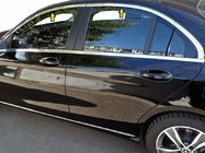 Mercedes C-klasse W205 2014–2021 Bovenste raamlijsten (RVS) foto 1