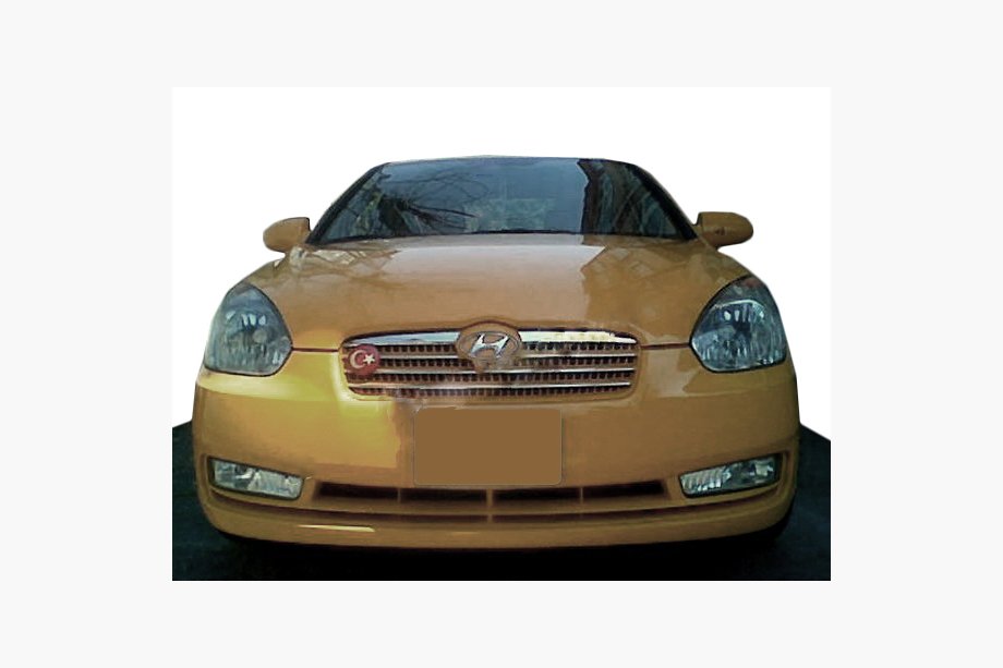 Hyundai Accent 2006–2010 Grille sierlijsten (set van 2, RVS) Image