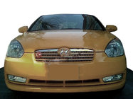 Hyundai Accent 2006–2010 Grille sierlijsten (set van 2, RVS) foto 1