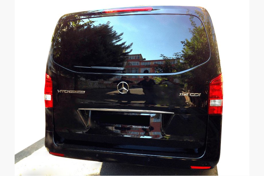 Mercedes Vito/V-klasse W447 2014– Smalle strip boven kentekenplaat (RVS) Image