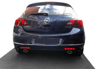 Opel Astra J 2009–2015 RVS achterbumperrandbeschermer foto 1