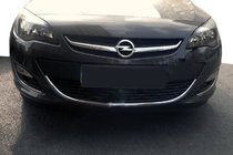 Opel Astra J 2009–2015 RVS beschermstrip voor voorbumper foto 1