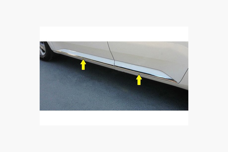 Opel Insignia 2008–2017 Deurstrip (set van 4, RVS) Image