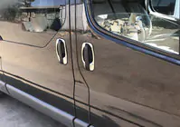 Nissan Primastar 2002–2014 Deurgreep omlijsting (4 st., RVS) foto 1