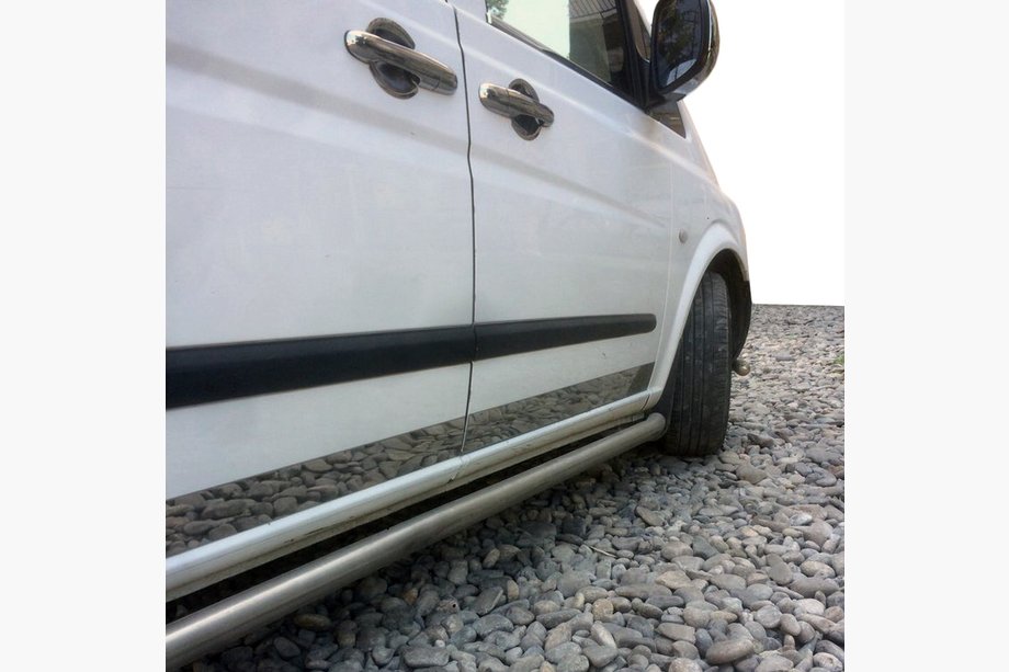 Mercedes Viano 2004–2014 Deurkantbeschermers (deurtrim, 8-delig, RVS) Image