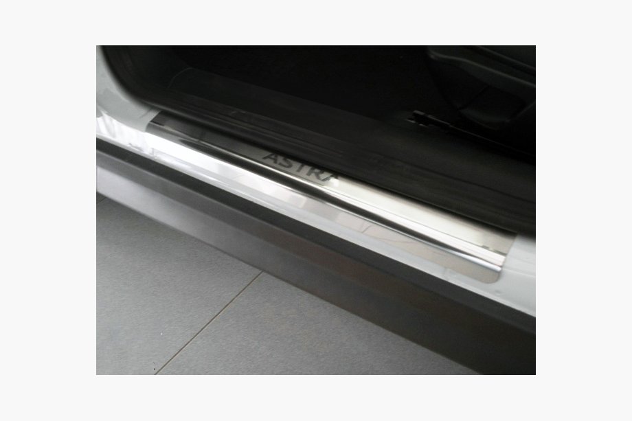 Opel Astra G Classic 1998–2012 Nataniko RVS dorpellijsten (set van 4) Premium - 3M tape, 0,8 mm Image