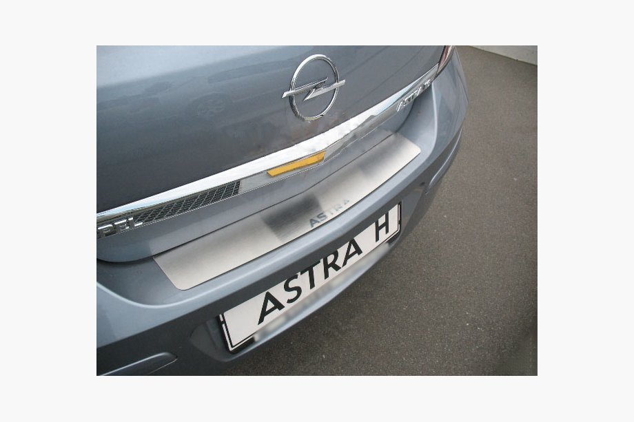 Opel Astra H 2004–2013 Nataniko RVS achterbumper beschermlijst Hatchback Image