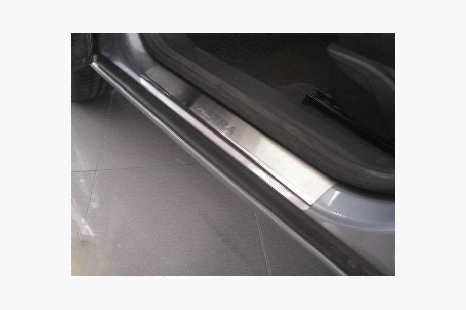 Opel Astra H 2004–2013 Nataniko RVS dorpellijsten (set van 4) Image