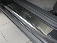Opel Astra J 2009–2015 Nataniko RVS dorpellijsten (set van 4) foto 1