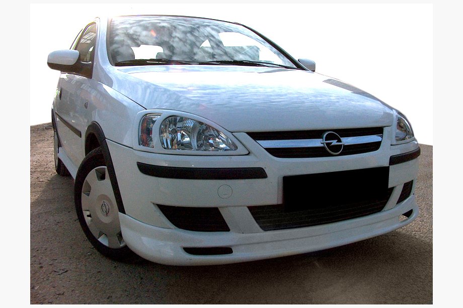 Opel Combo 2002–2012 Voorbumper onderlip (spuitklaar) Image
