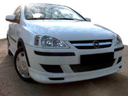 Opel Combo 2002–2012 Voorbumper onderlip (spuitklaar) foto 1